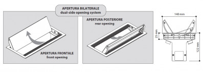 Top-Access Tavolo Riunioni Sigma Basamento a Ponte